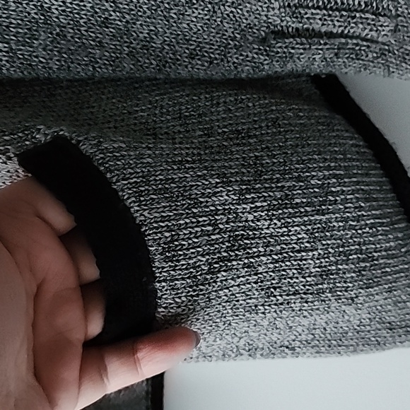 Kookai Cotton Blend Melange Knit Open Knit Cardigan - Picture 4 of 8